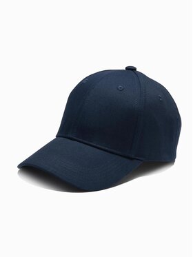 Ombre Ombre Czapka z daszkiem OM-ACCS-0105 Granatowy