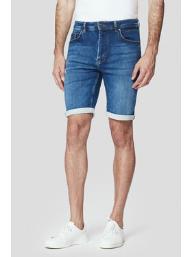 Lancerto Lancerto Szorty materiałowe Nero SZO113124000001 Niebieski Slim Fit