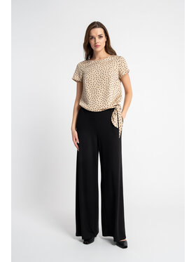 CLICK CLICK Bluzka 10-6840 Beżowy Comfortable Fit