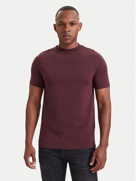 KARL LAGERFELD KARL LAGERFELD T-Shirt 755040 564235 Bordowy Regular Fit