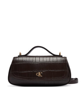 Calvin Klein Calvin Klein Táska Ck Croc Top Handle Bag LV04F3903G Sötétbarna