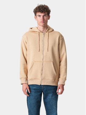 TeeShoppen TeeShoppen Bluza 'Basic Collection' Beżowy Relaxed Fit