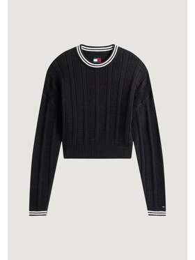 Tommy Jeans Tommy Jeans Πουλόβερ DW0DW22025 Μαύρο Casual Fit