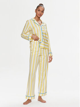 DKNY DKNY Pyžamo YI80003 Žlutá Regular Fit