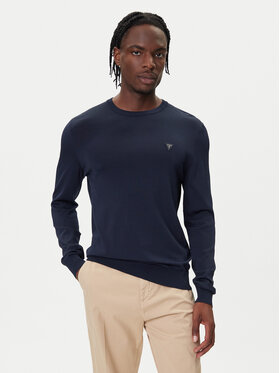 Guess Guess Sweter M4YR29 Z3DM0 Granatowy Regular Fit