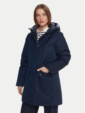 Tommy Hilfiger Tommy Hilfiger Parka WW0WW46533 Sötétkék Relaxed Fit