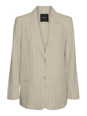 Vero Moda Vero Moda Marynarka Mindy 10304657 Beżowy Oversize