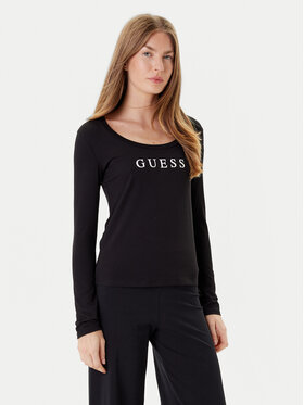 Guess Guess Μπλουζάκι O5RI00 KBBU1 Μαύρο Regular Fit