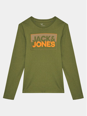 Jack&Jones Junior Majica 12251462 Zelena Standard Fit