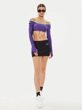 Puma Bluza DUA LIPA 536634 Vijolična Slim Fit