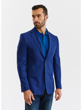 Pako Lorente Pako Lorente Marynarka P23SP-3X-009 Granatowy Slim Fit