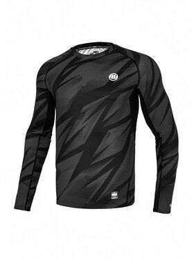 PITBULL PITBULL Longsleeve Longsleeve Rashguard Dot Camo II L Szary Slim Fit