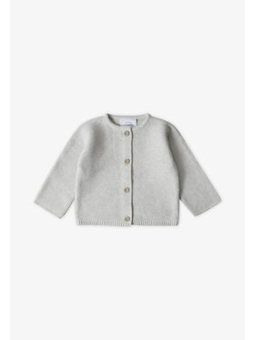 Stellou & friends Stellou & friends Kardigan Knitted Cardigan Szary jasny Comfortable Fit