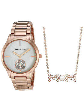 Anne Klein Anne Klein Zegarek AK-3674RGST Różowe złoto