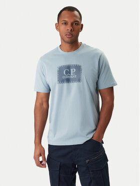 C.P. Company C.P. Company T-Shirt 20CMTS723A005100W Modrá Regular Fit