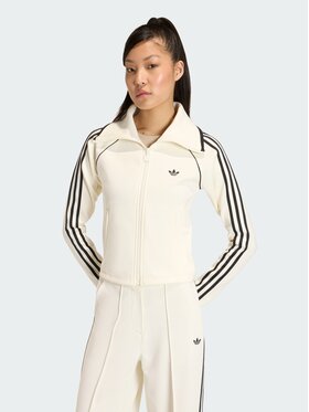 adidas adidas Bluza SLIM FITTED FIREBIRD Biały Slim Fit