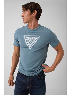 Guess Guess T-Shirt 183983 Niebieski Classic Fit