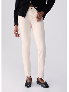 Liu Jo Liu Jo Pantaloni di tessuto UF6013T690A30905 Bianco Regular Fit