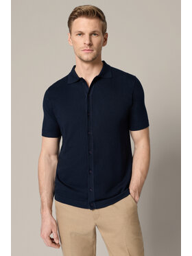 Lancerto Lancerto Polo Renato PO073126000025 Granatowy Regular Fit