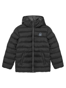 United Colors Of Benetton United Colors Of Benetton Зимно яке 2WU0CN016 Черен Regular Fit