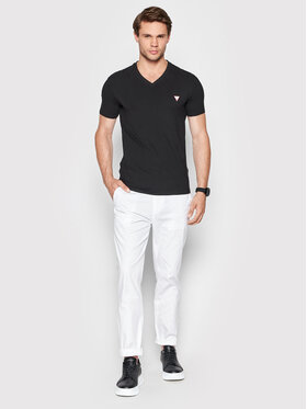 Guess Majica M2YI32 J1311 Črna Slim Fit