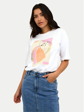 Kaffe Kaffe T-Shirt Mira 10508592 Bílá Regular Fit