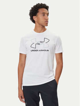 Under Armour Under Armour T-särk Ua Gl Foundation Update Ss 1382915 Valge Loose Fit