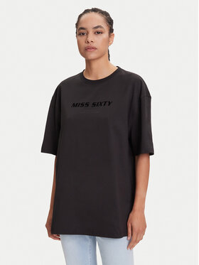 Miss Sixty Miss Sixty Tricou 6S2SJ76100 Negru Oversize