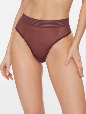 Triumph Triumph Stringi Tempting Sheer Highwaist String 10215943 Brązowy