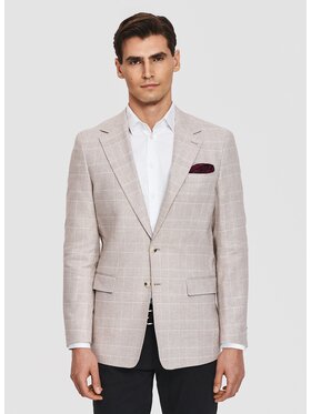 Pako Lorente Pako Lorente Marynarka P26SF-3X-023 Beżowy Slim Fit