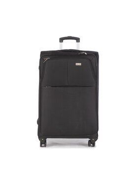 Semi Line Semi Line Голям текстилен куфар T5514-5 Черен