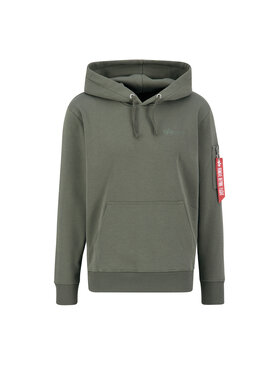 Alpha Industries Alpha Industries Bluza Air Force Hoodie Zielony Regular Fit