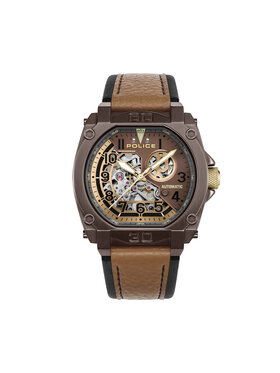 Police Police Zegarek Nprwood PL.PEWGE0040002 Brązowy