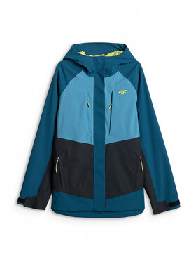 4F 4F Kurtka wielofunkcyjna TREKKING Turkusowy Regular Fit