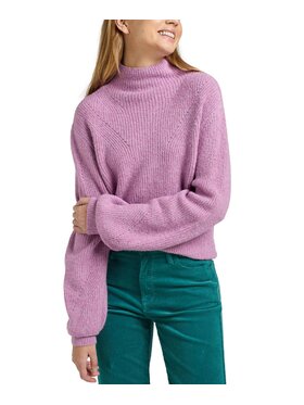 Lee Lee Sweter 112338989 Fioletowy Regular Fit
