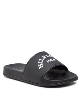 Tommy Hilfiger Natikači Logo Pool Slide T3B0-33457-1172 Črna