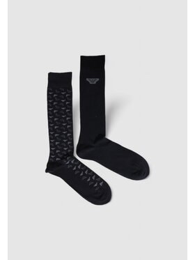 Emporio Armani Underwear Emporio Armani Underwear Calzini lunghi 2 PACK Nero
