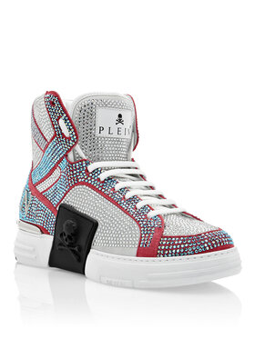 PHILIPP PLEIN PHILIPP PLEIN Sneakersy 7107 Biela