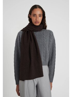 Style Republic Style Republic Szalik Kaszmir Brązowy ciemny