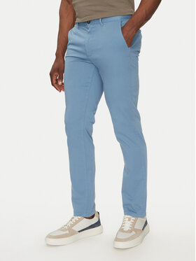 BOSS BOSS Chino nohavice Chino_Slim 50510933 Modrá Slim Fit
