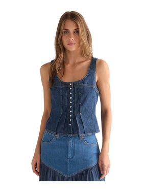 Wrangler Wrangler Koszula jeansowa 112378136 Niebieski Regular Fit