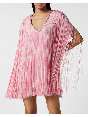PHILIPP PLEIN PHILIPP PLEIN Sukienka wieczorowa 20681 Różowy Fitted Fit