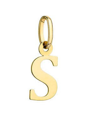Fugart Fugart Naszyjnik Zawieszka złota literka S duża FUG6-20-Z00214-2 Złoty