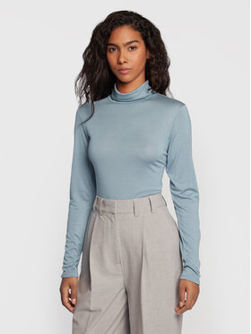 Comma Comma Dolčevita 2123559 Plava Slim Fit