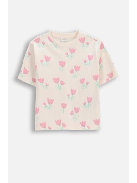 Coccodrillo Coccodrillo T-Shirt WC6143206TGK-003 Krémová Regular Fit