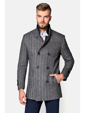 Lancerto Lancerto Płaszcz Embrace Szary Regular Fit