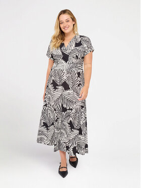 Fiorella Rubino Fiorella Rubino Sukienka codzienna 7006L001172N0Z3 Czarny A-Line Fit