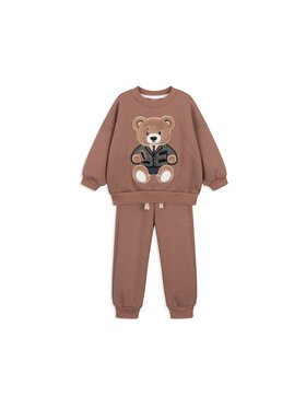 Bejbi Story Bejbi Story Bluza Bluza oversize Rodney Teddy dla mamy i taty bez kaptura Błękitny Oversize