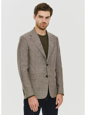 Pako Lorente Pako Lorente Marynarka P24SF-3X-010 Brązowy Slim Fit