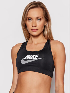 Nike Nike Спортен сутиен Dri-Fit Swoosh DM0579 Черен